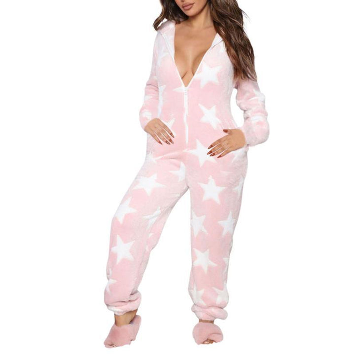 Weihnachts-Onesie aus Flanell F 19045