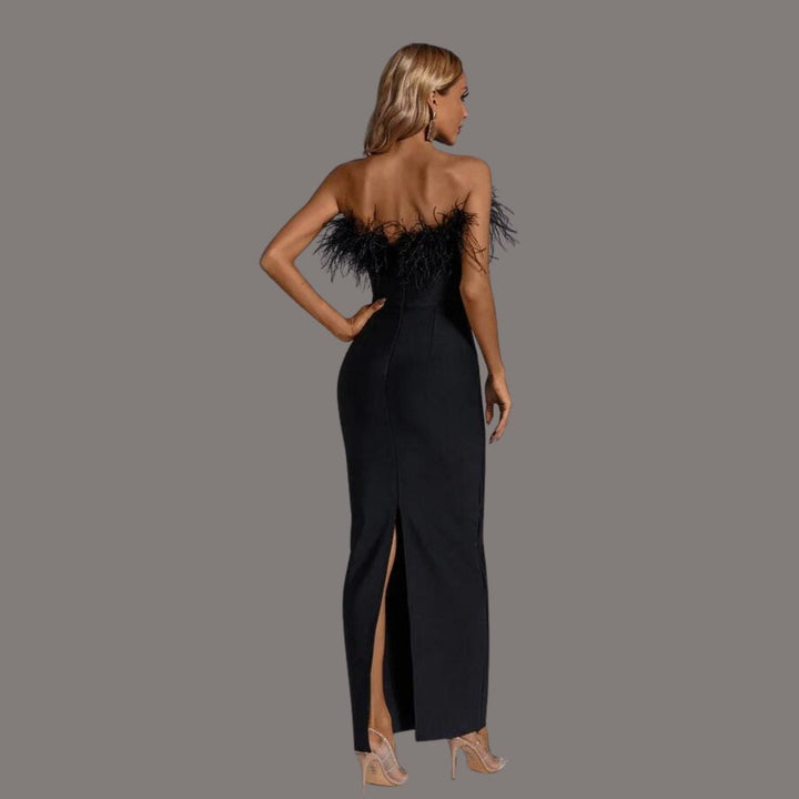 Drune | Schwarzes Abendkleid