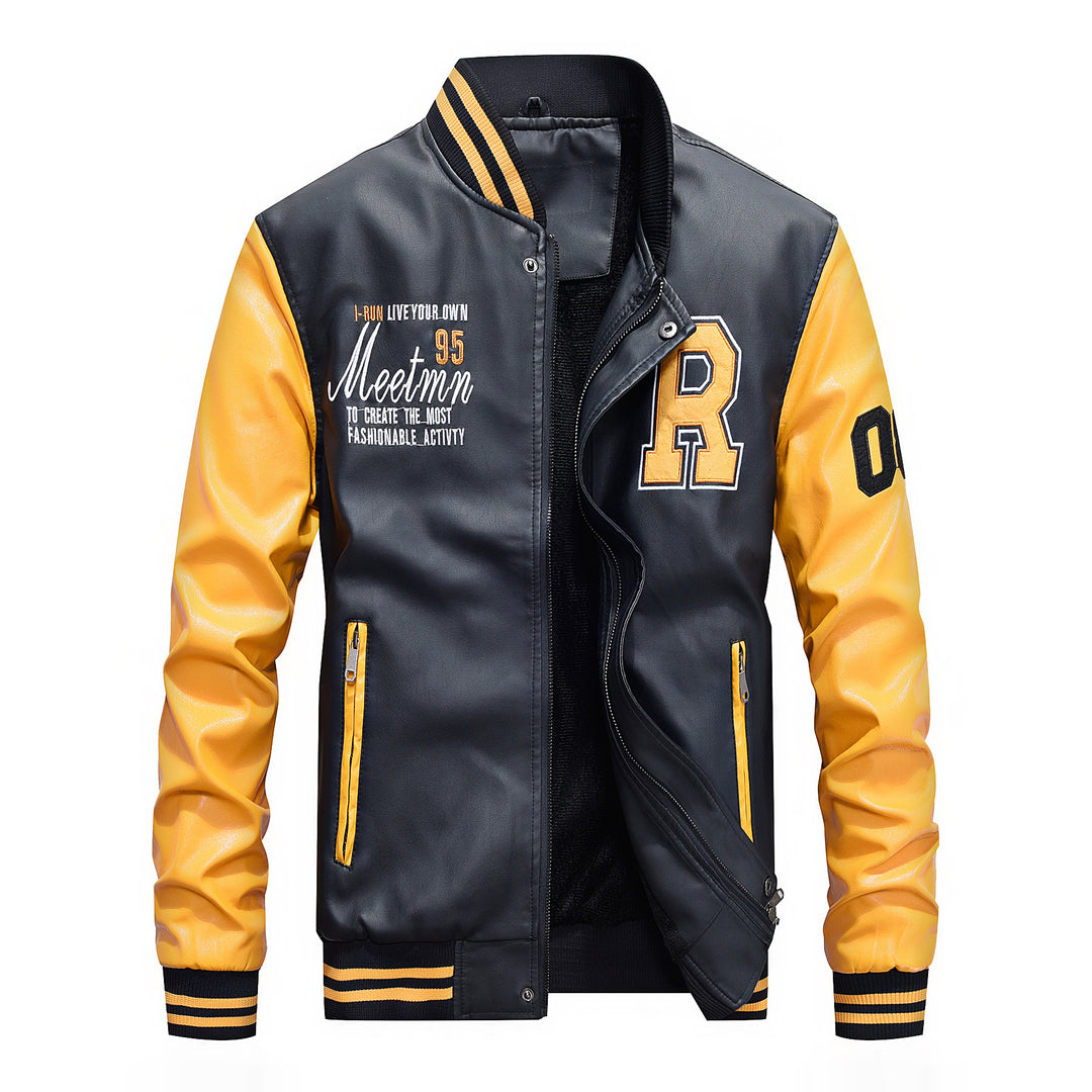 Herren Sportliche College-Jacke Drune