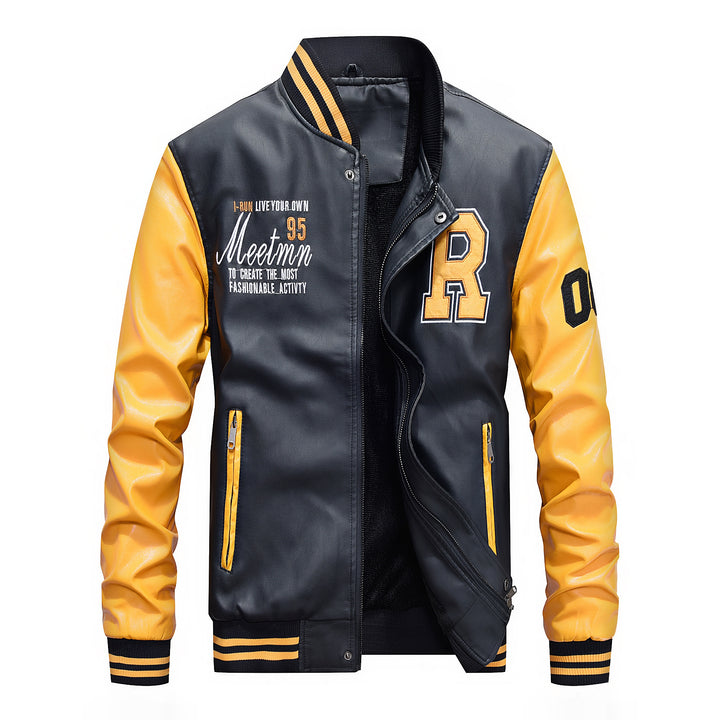 Herren Sportliche College-Jacke Drune