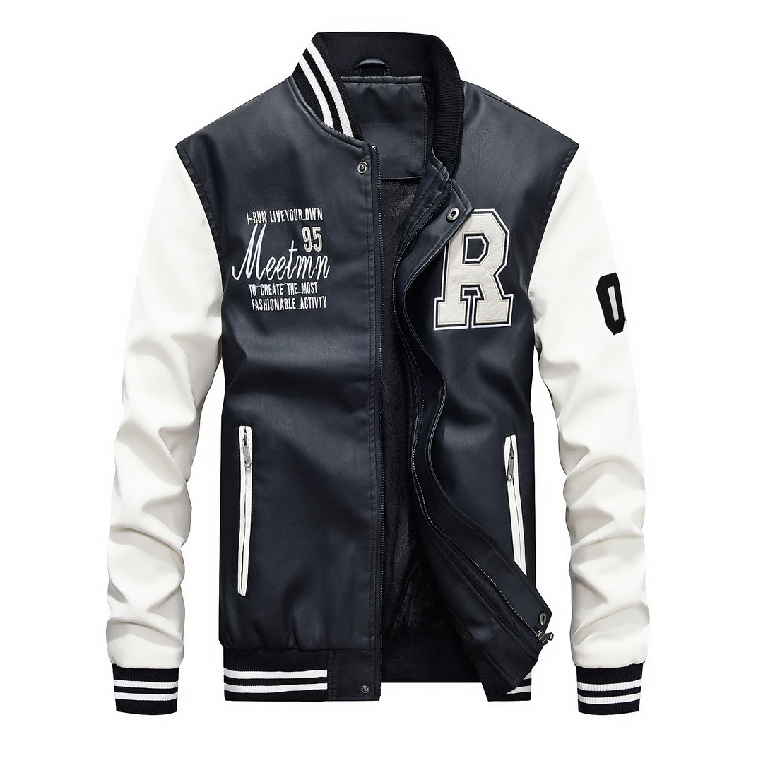 Herren Sportliche College-Jacke Drune
