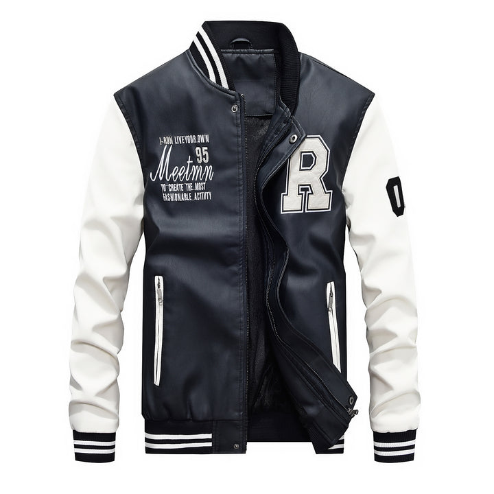 Herren Sportliche College-Jacke Drune