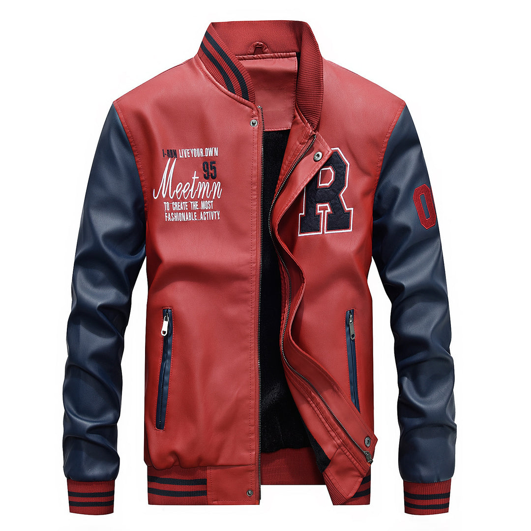 Herren Sportliche College-Jacke Drune