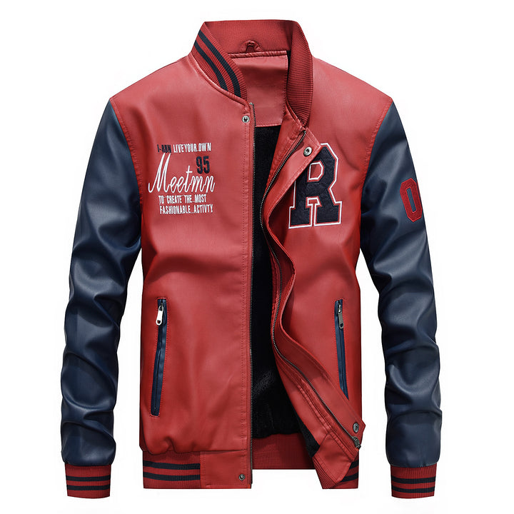 Herren Sportliche College-Jacke Drune