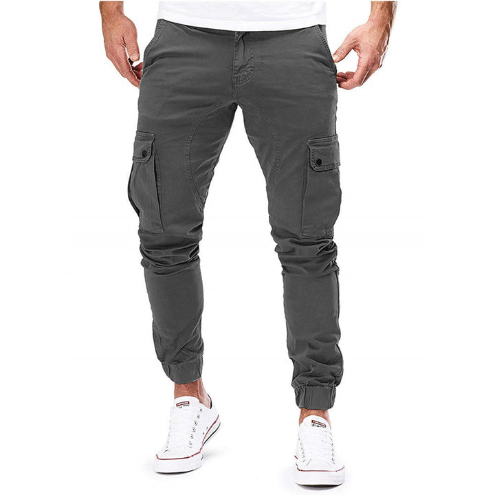 Herren Cargo-Hose mit elastischen Bündchen und multifunktionalen Taschen Drune