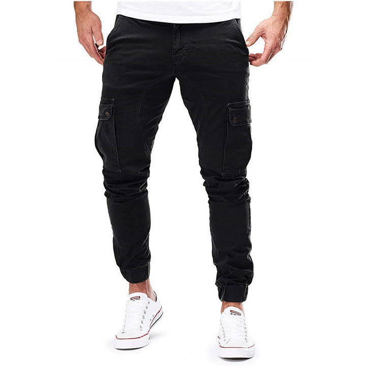 Herren Cargo-Hose mit elastischen Bündchen und multifunktionalen Taschen Drune