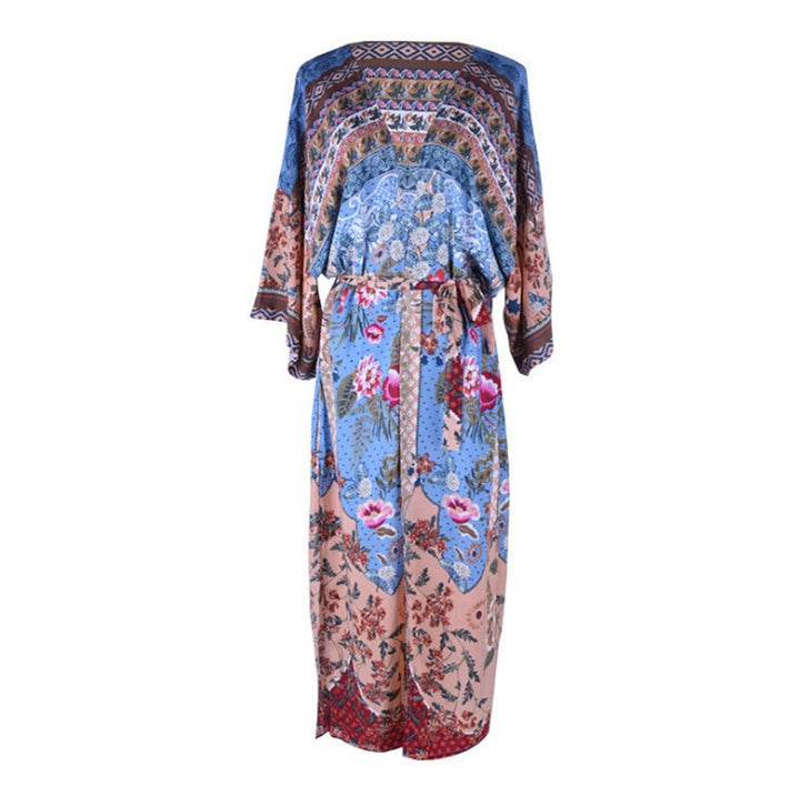 Damen Kimono-Style Morgenmantel Drune