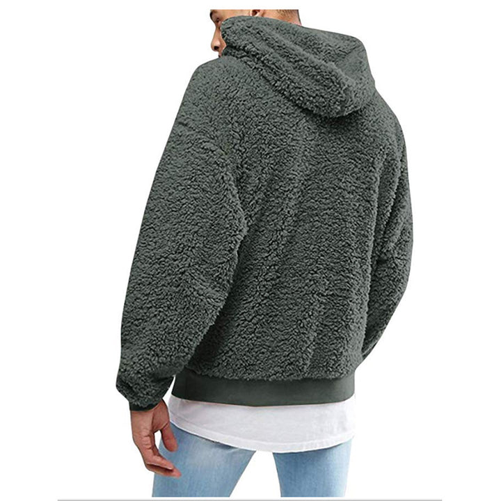 Herren Warmen Fleece-Hoodie Drune