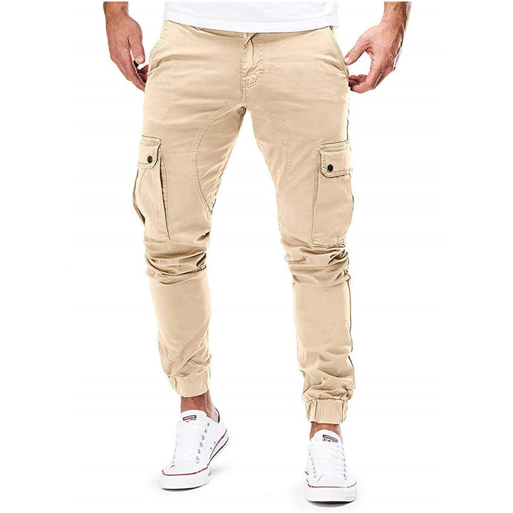 Herren Cargo-Hose mit elastischen Bündchen und multifunktionalen Taschen Drune