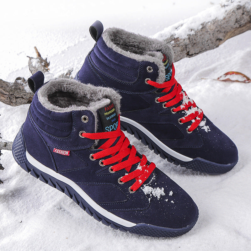 Herren-Winterstiefel, gefüttert, große Größen
