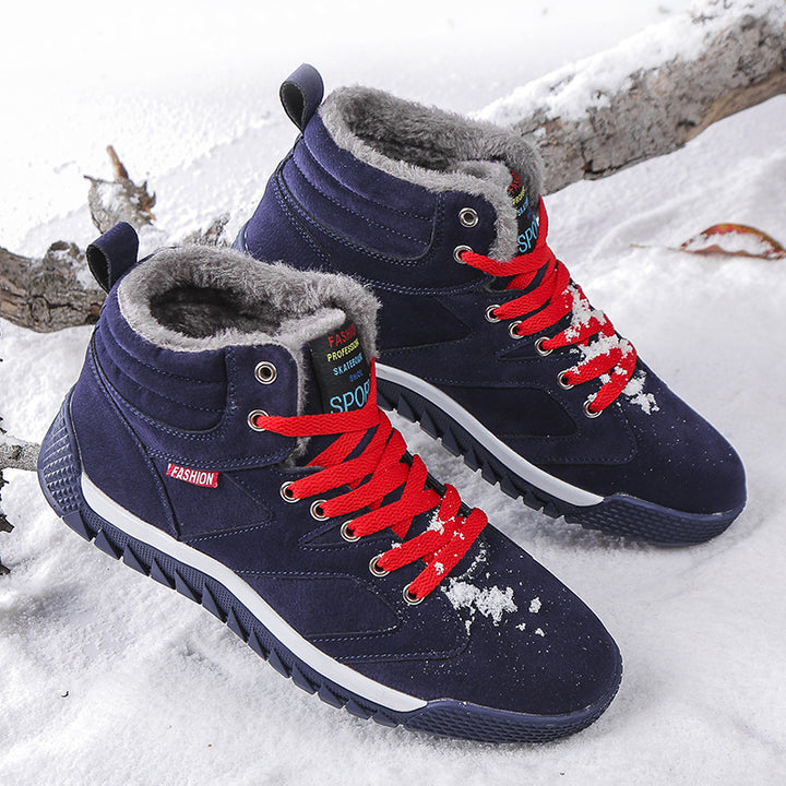Herren-Winterstiefel, gefüttert, große Größen