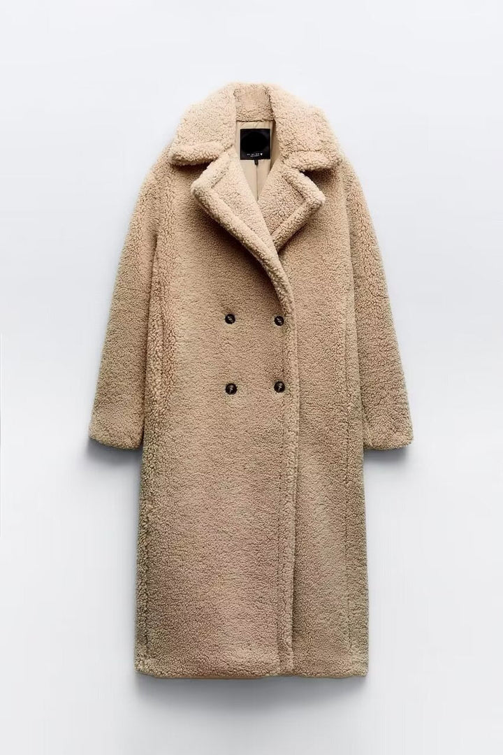 Drune | Lange Teddy Mantel Warme & Stilvolle Jacke für Jede Saison