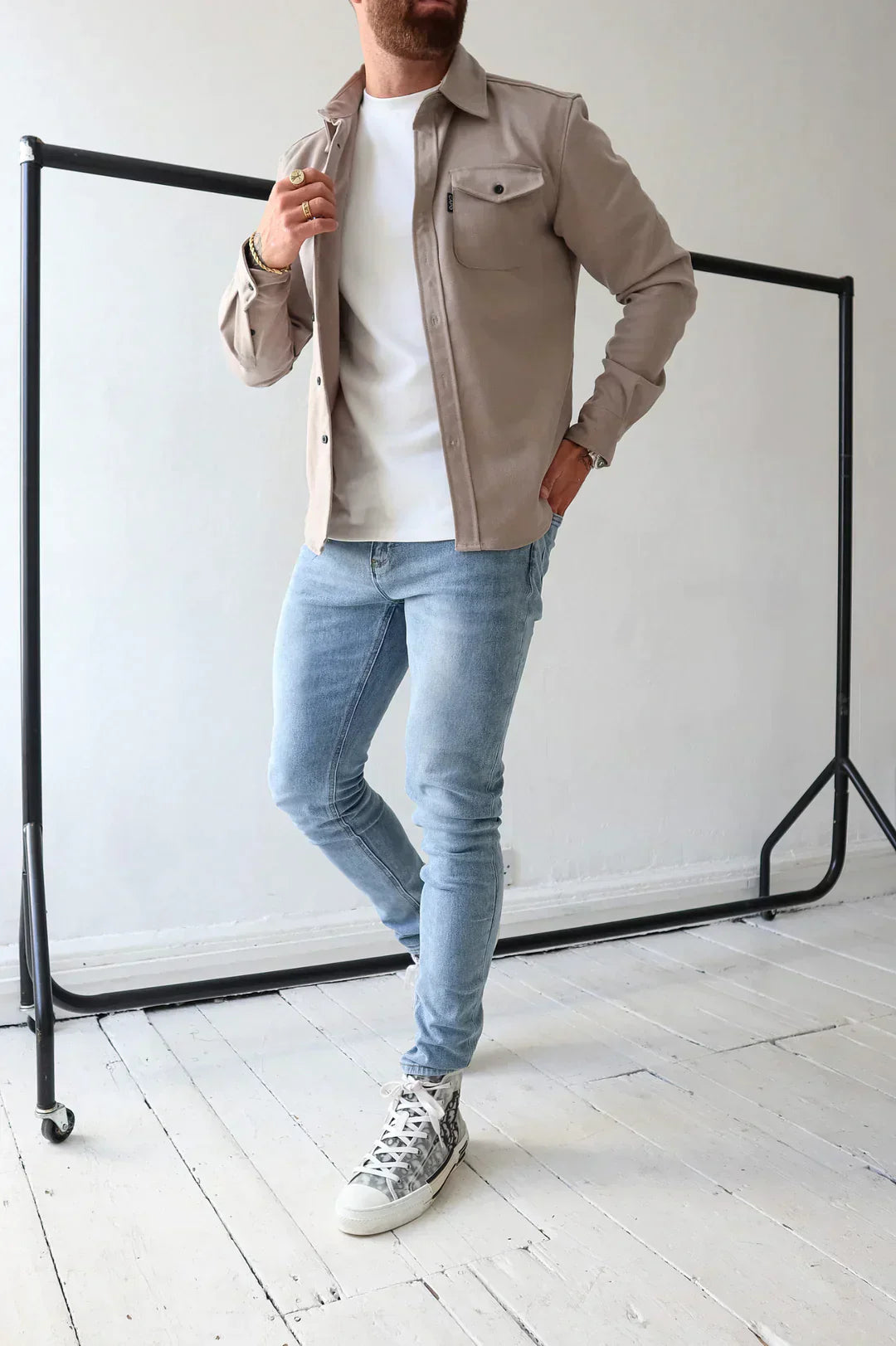Drune | Premium-Jacke mit Knopfverschluss für Herren | Stylische und bequeme Jacke