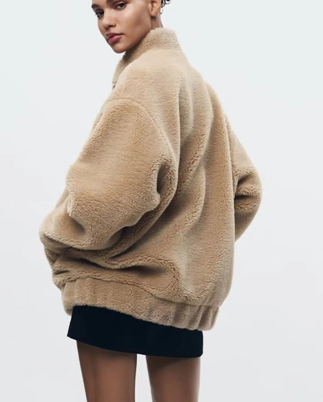 Drune | Weiche Teddybär Jacke für Damen