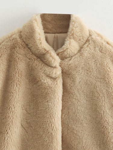 Drune | Weiche Teddybär-Jacke für Damen