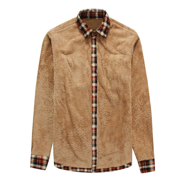 Herren Fleecegefütterte Hemdjacke Drune
