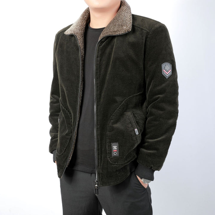 Herren Bequeme und stilvolle Cordjacke Drune