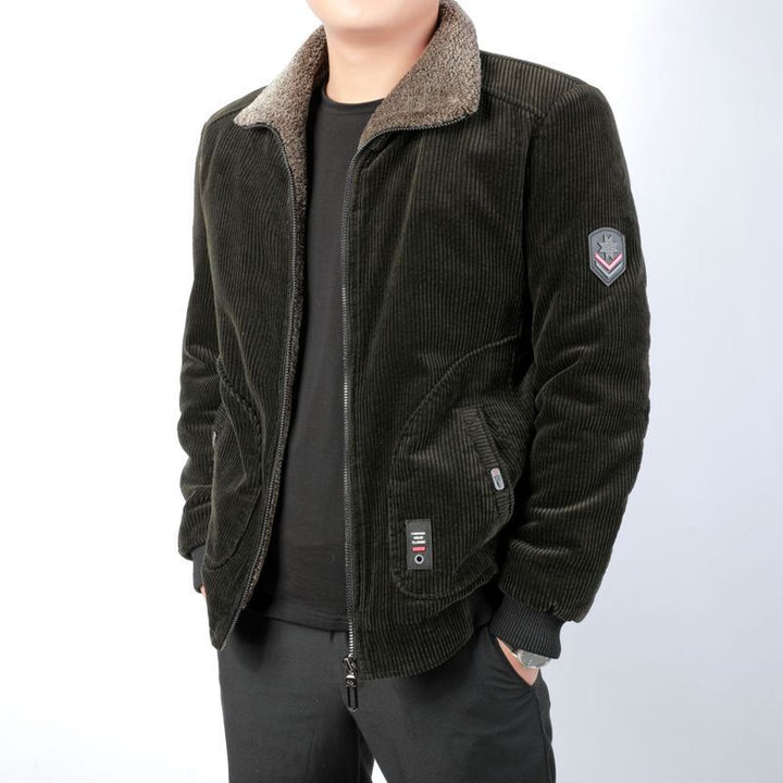 Herren Bequeme und stilvolle Cordjacke Drune