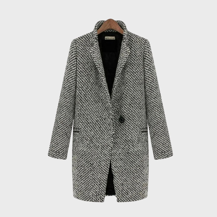Drune | Herbst Hahnentritt Wollmantel