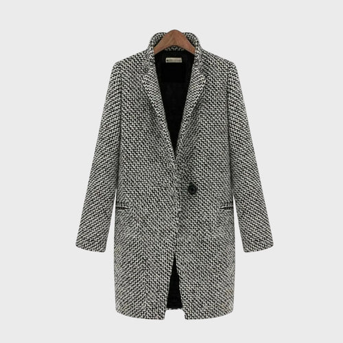 Drune | Herbst Hahnentritt Wollmantel