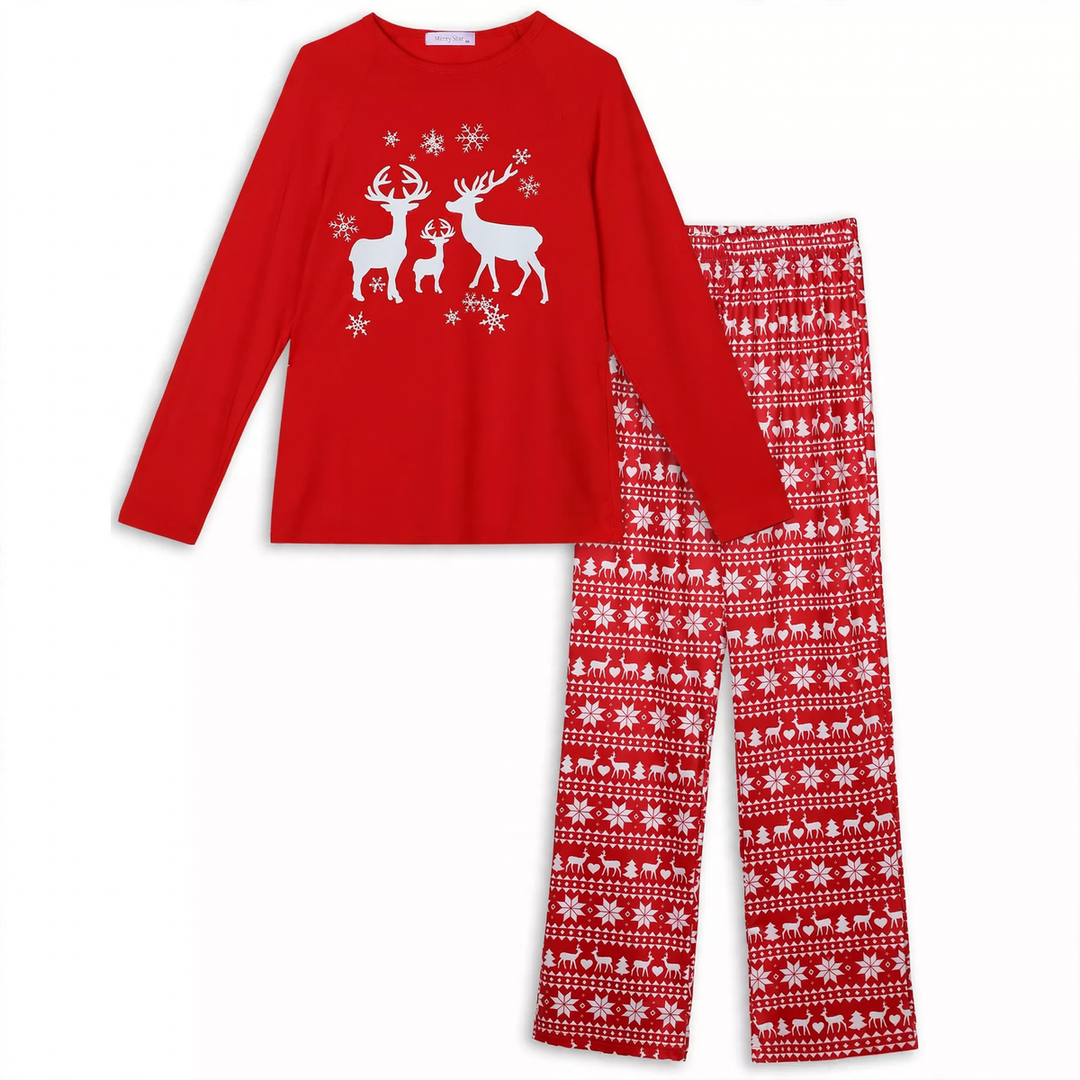 Weihnachts-Schlafanzug-Set für die ganze Familie