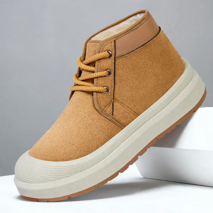 Gefütterte Herren-Winterstiefel, warm und bequem