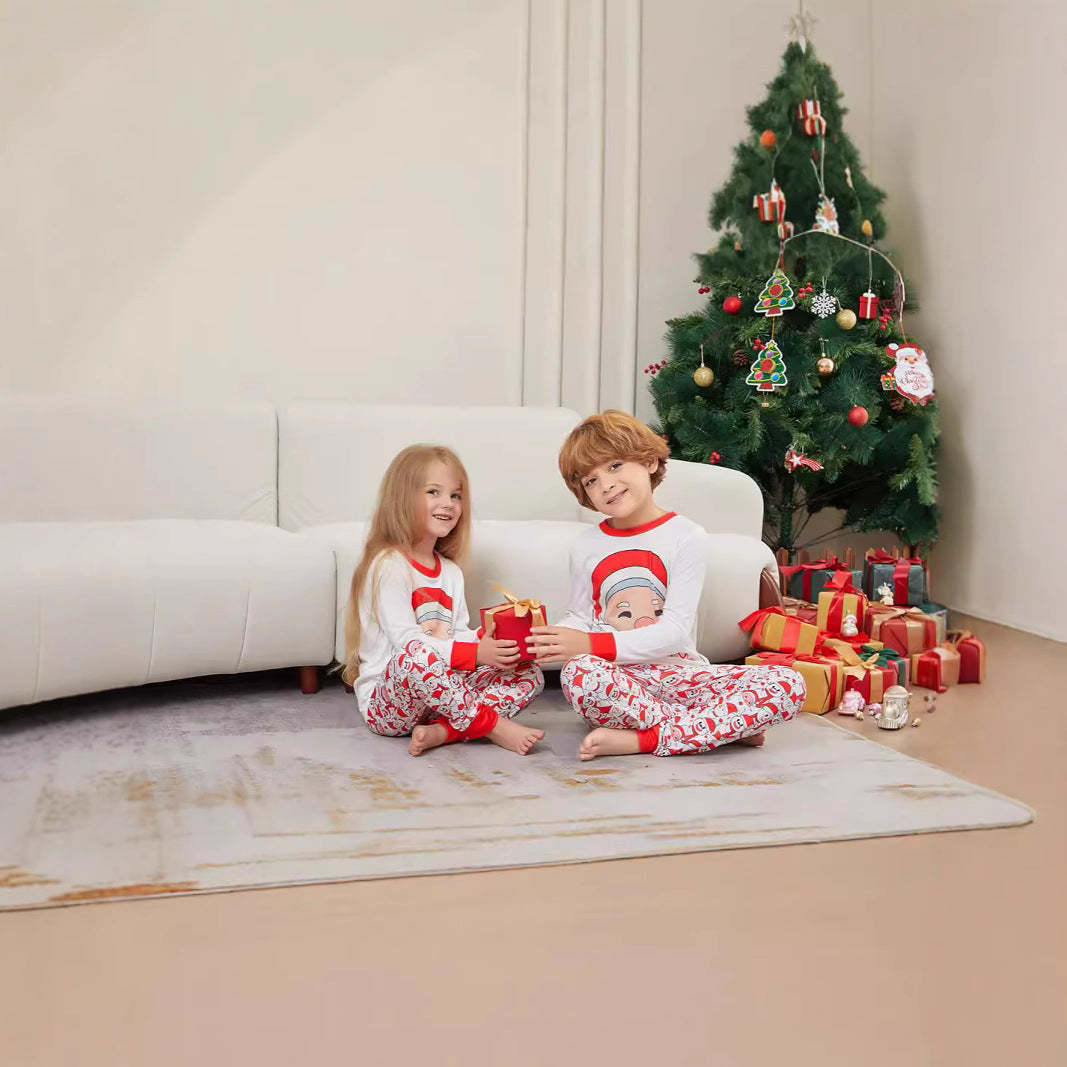 Weihnachts-Schlafanzug-Set mit Aufdruck, Familien-Look