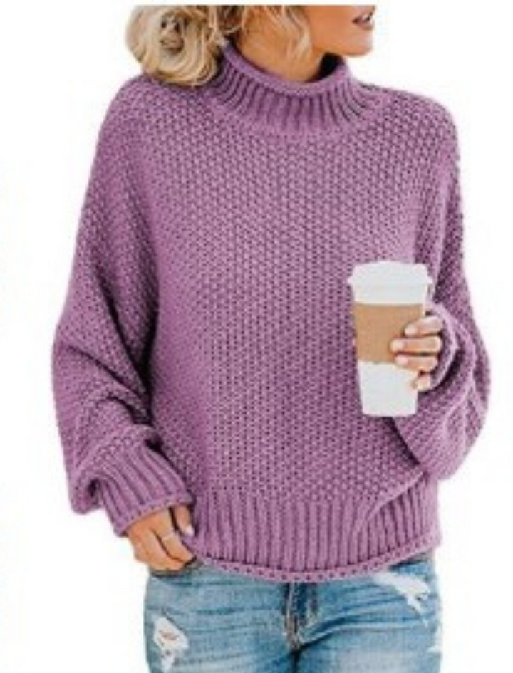 Drune | Unifarbener Langärmeliger Pullover