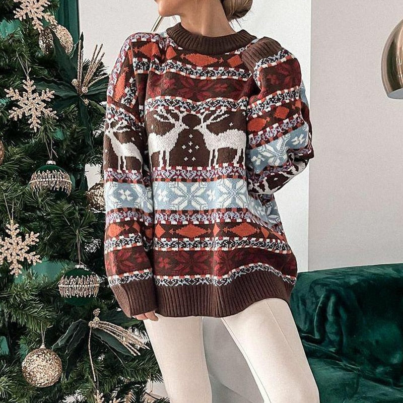 Drune | Rollkragenpullover für Frauen Weihnachten