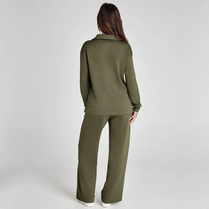 Drune | Damen Loungewear Satz mit Weiten Hosen
