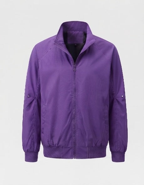 Leichter urbaner Blouson für Herren mit Stehkragen, elastischem Saum und Ärmeltasche