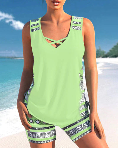 Drune | Druck Tankini Set