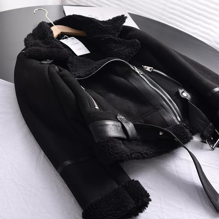 Drune | Wildleder Winterjacke - Warm & Stilvoll