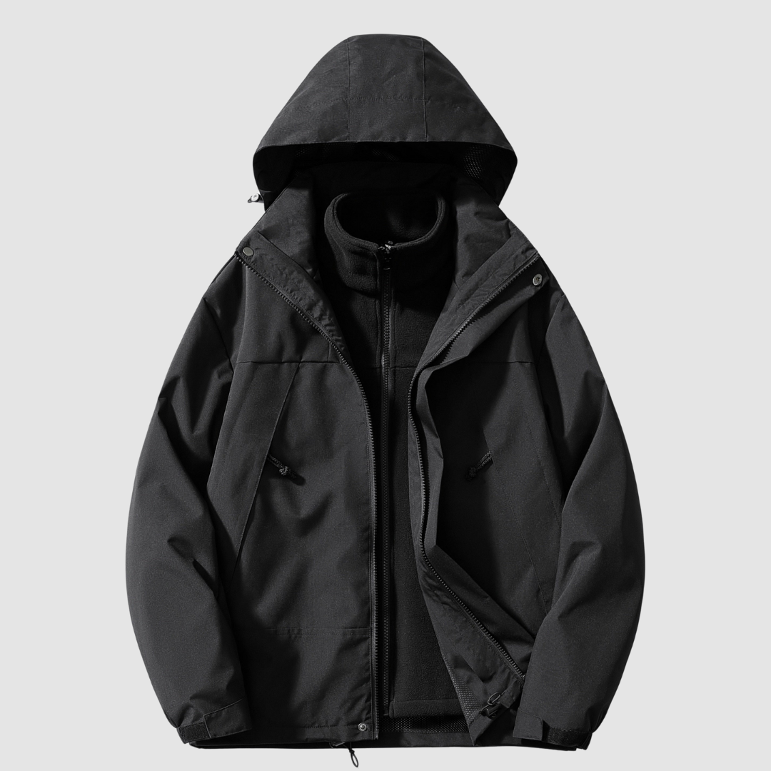 3-in-1 Fleece Winterjacke Komfort | R&B