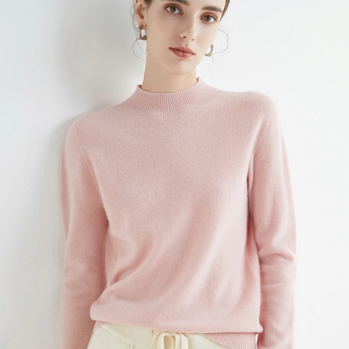 Drune | Cashmere Pullover Damen Rundhals Weicher und Leichter Strickpullover