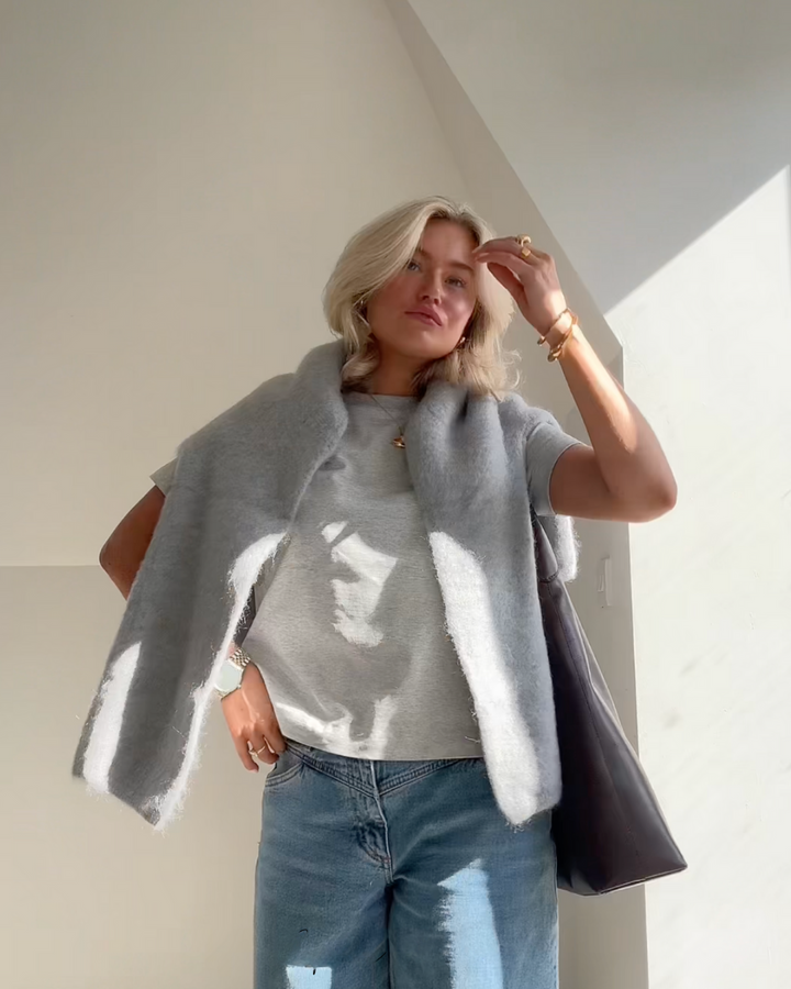 Drune | Mohair Mischpullover mit Rundhalsausschnitt