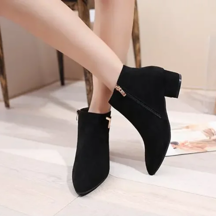 Drune | Stiefeletten Mit Spitzem Schuh Und Seitenreißverschluss Damen Stiefeletten