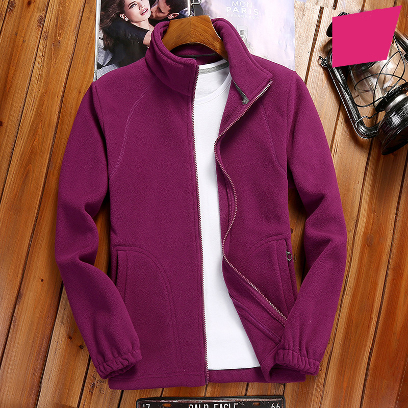Drune | Fleecejacke Damen Reißverschluss-Fleece mit Stehkragen