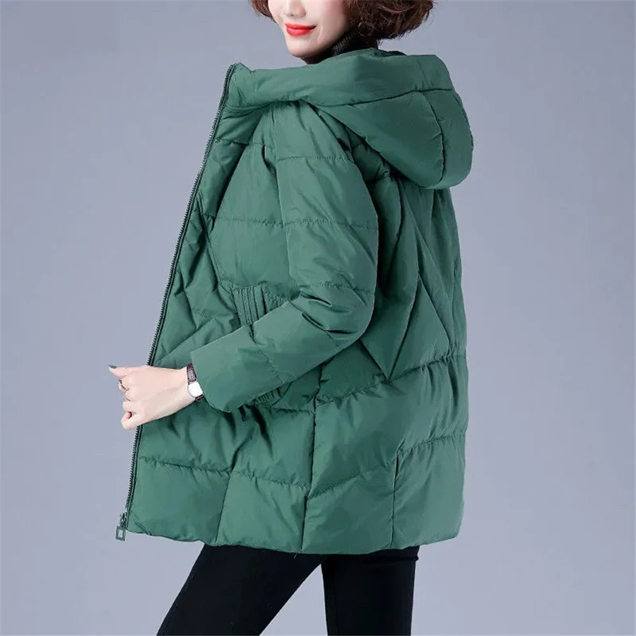 Drune | Elegante unifarbene gerippte gesteppte Jacke mit Reißverschluss ideal für Herbst/Winter