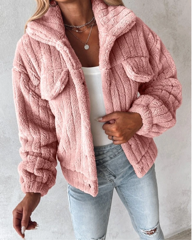 Drune | Kuschelige Teddyjacke Für Damen
