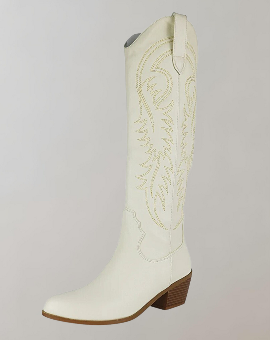 Drune | Bestickte Kniehohe Westernstiefel