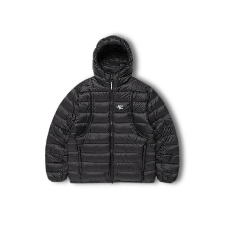 Leichte Damen-Daunenjacke mit Kapuze