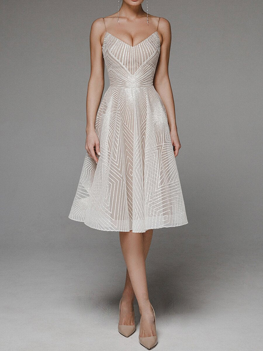 Drune | Sommerliches Trägerkleid Mit Stickerei