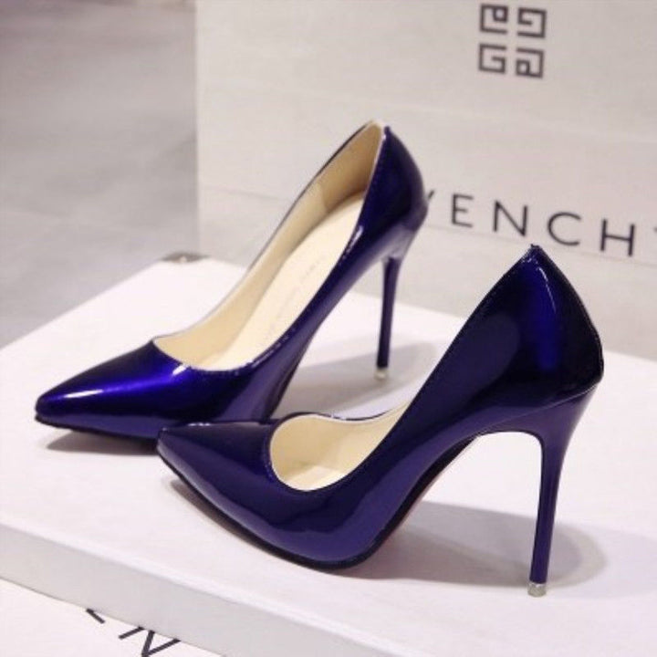 Damen Elegante Hochglanz-Pumps mit schmaler Silhouette und komfortablem Innenfutter Drune