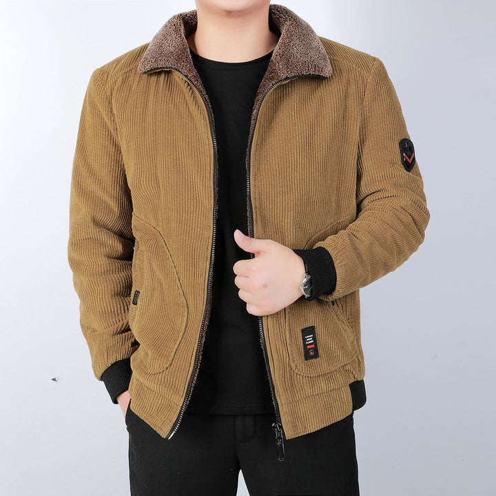 Herren Bequeme und stilvolle Cordjacke Drune