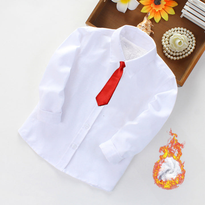 Damen Elegantes Langarmhemd mit weicher Innenseite Drune