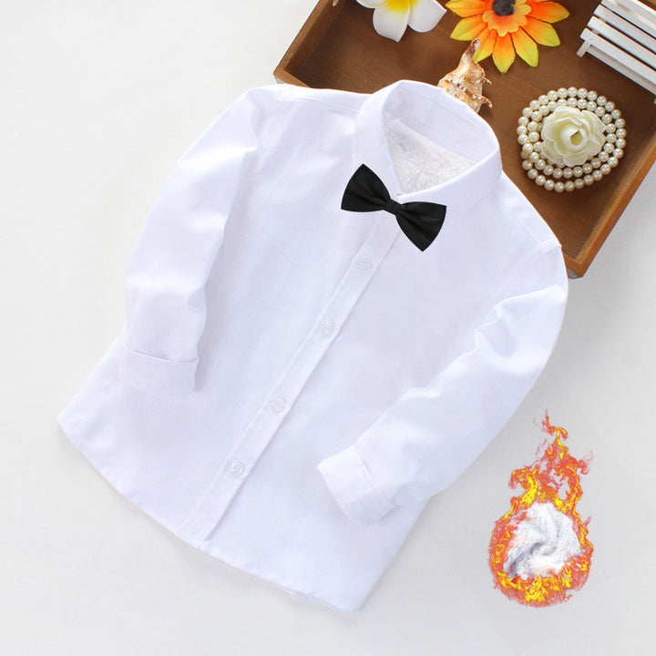 Damen Elegantes Langarmhemd mit weicher Innenseite Drune