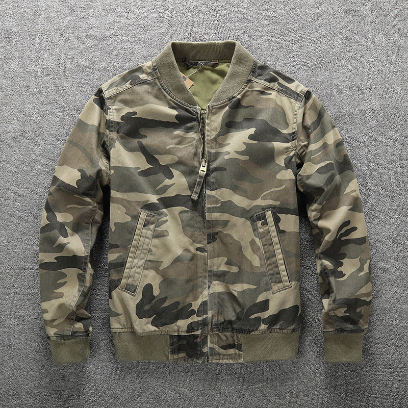 Herren Bomberjacke im Camouflage-Design Drune
