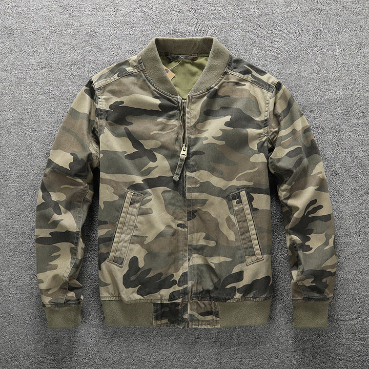 Herren Bomberjacke im Camouflage-Design Drune