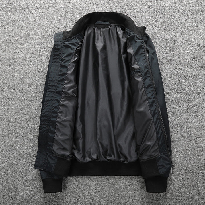 Herren Leichter Windbreaker-Blouson mit Stehkragen Drune